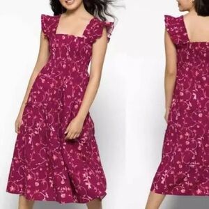 Hill House Home Ellie Nap Dress Summer Botanical NWOT